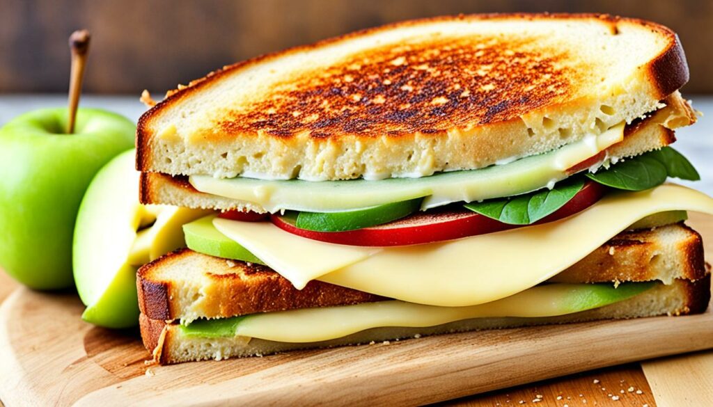 Apple and Gouda Grilled Cheese