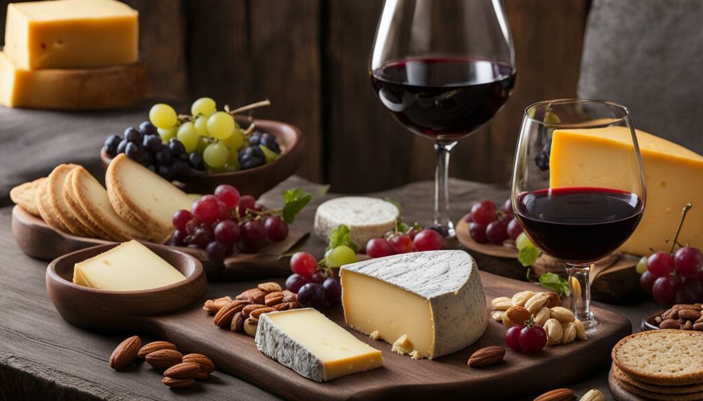 Autun cheese and wine pairing