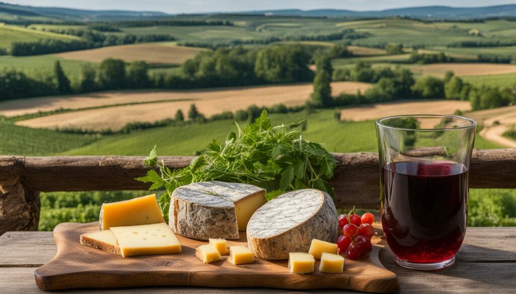 Autun cheese in French cuisine