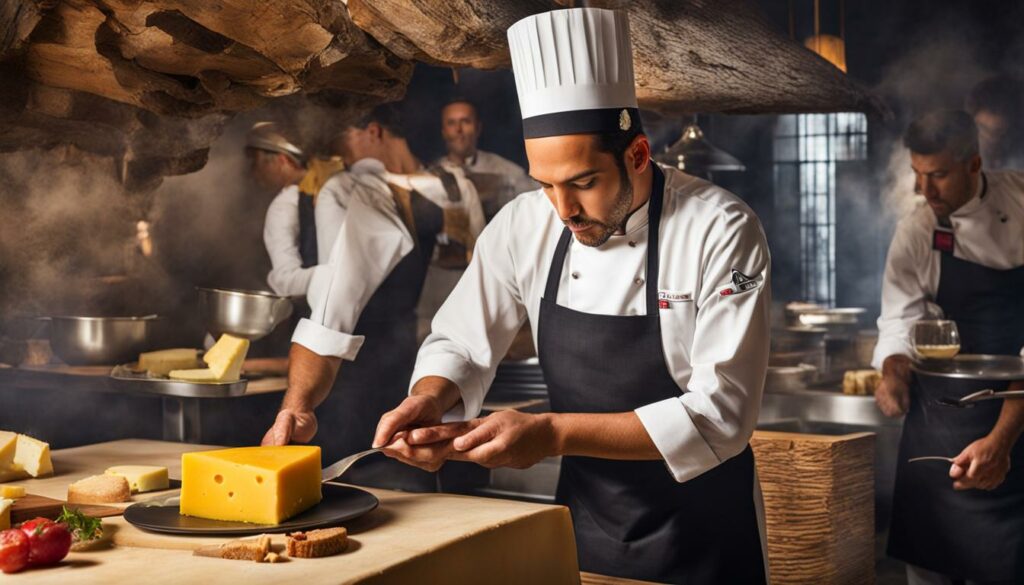 Baserri cheese in modern cuisine