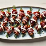 Blue Cheese-Stuffed Dates with Prosciutto Wraps Recipe