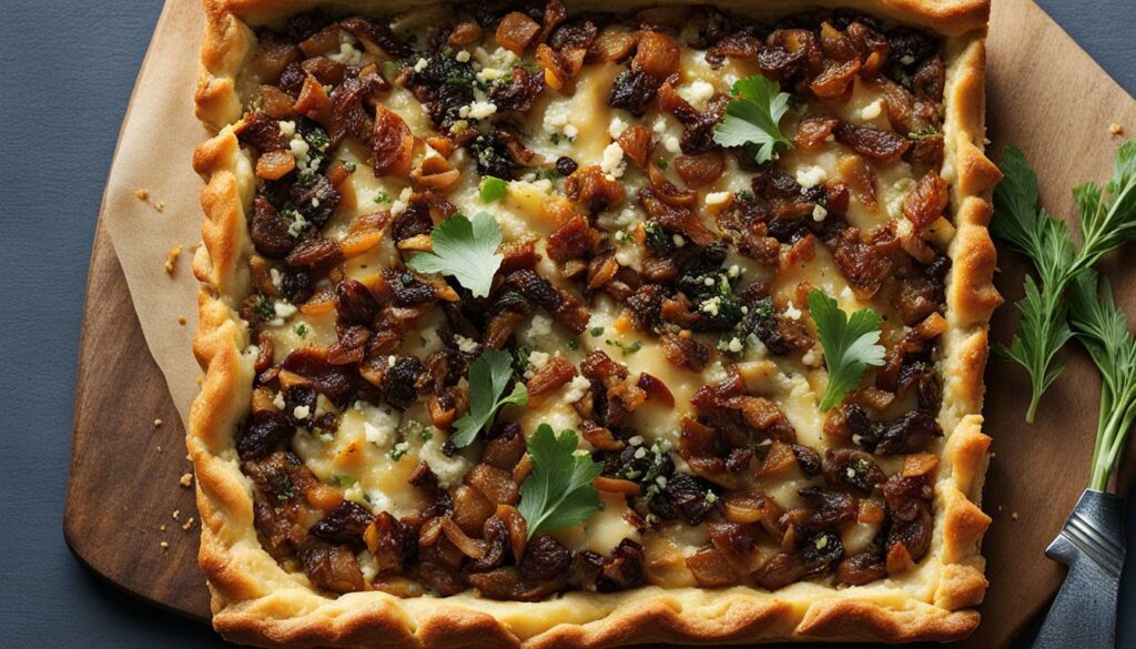 Blue Cheese and Caramelized Onion Tart