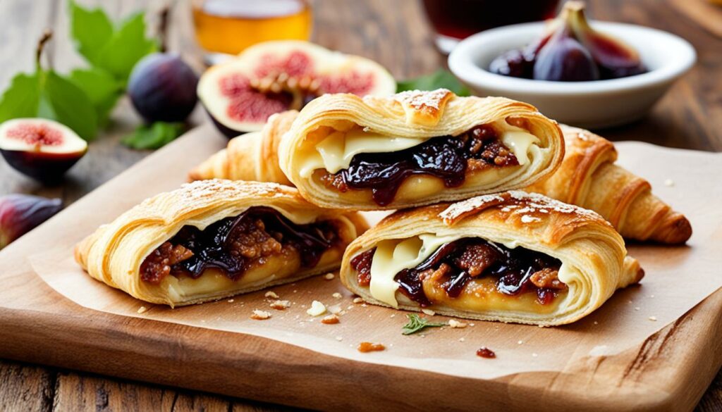 Brie and Fig Jam Croissant Pockets