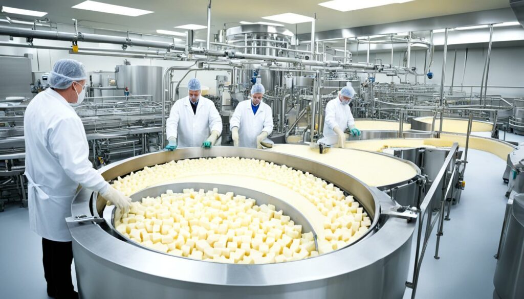 British Cheese Production Image