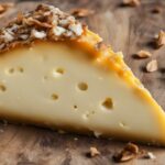 Cabecou Feuille D'Armagnac cheese