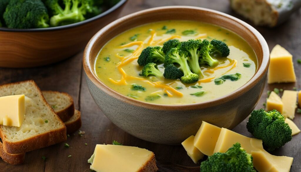 Cheddar and Broccoli Soup