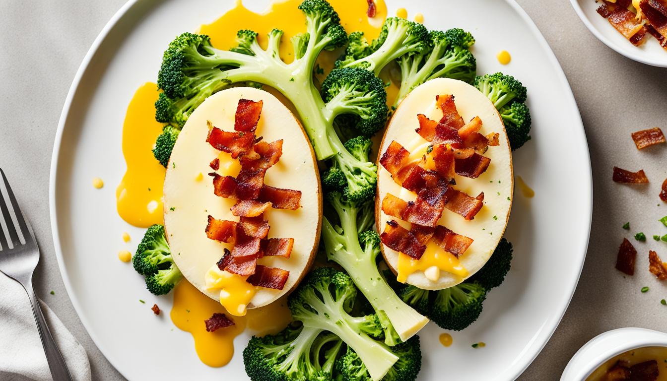 Cheddar & Broccoli Stuffed TwiceBaked Potatoes Recipe