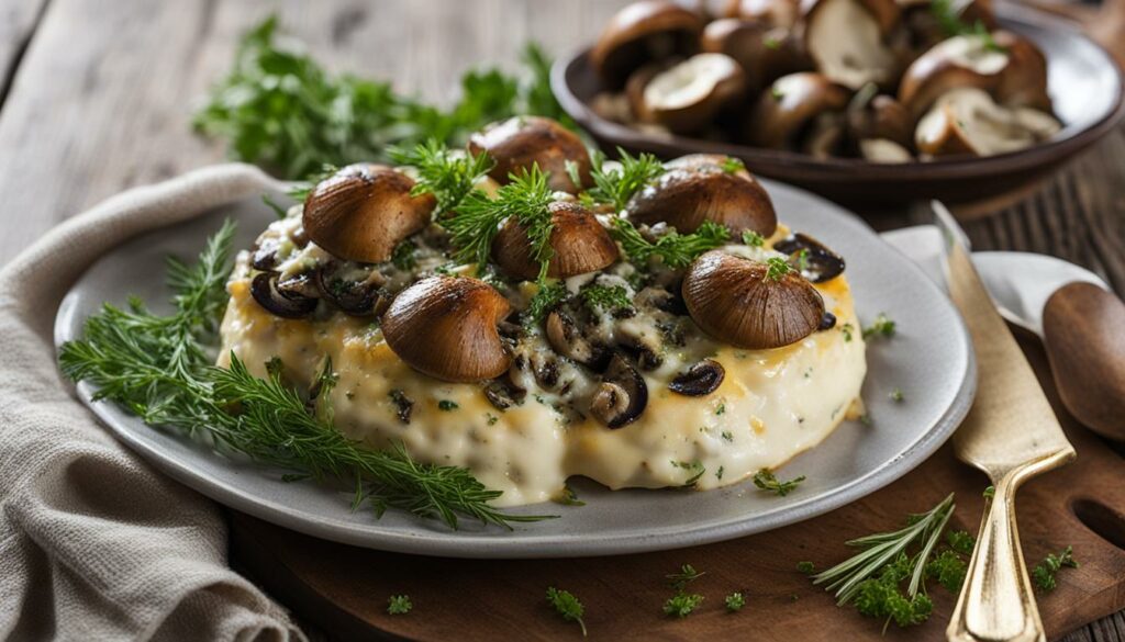 Cheese and Herb Stuffed Mushrooms Recipe