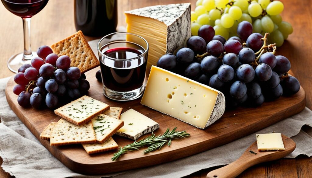 Cheese and wine pairing