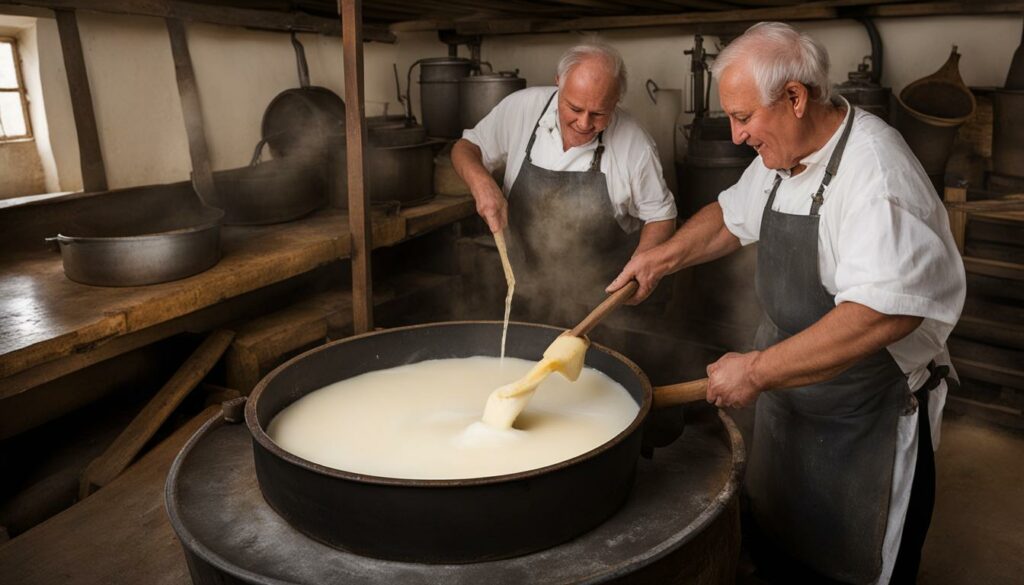 Cheese making process