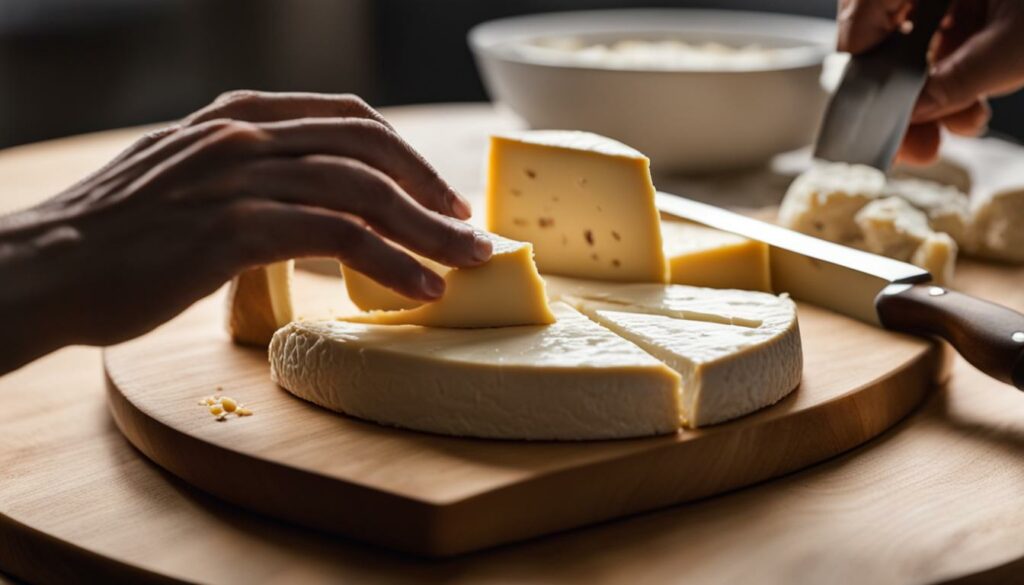 Choosing ripe Brie cheese
