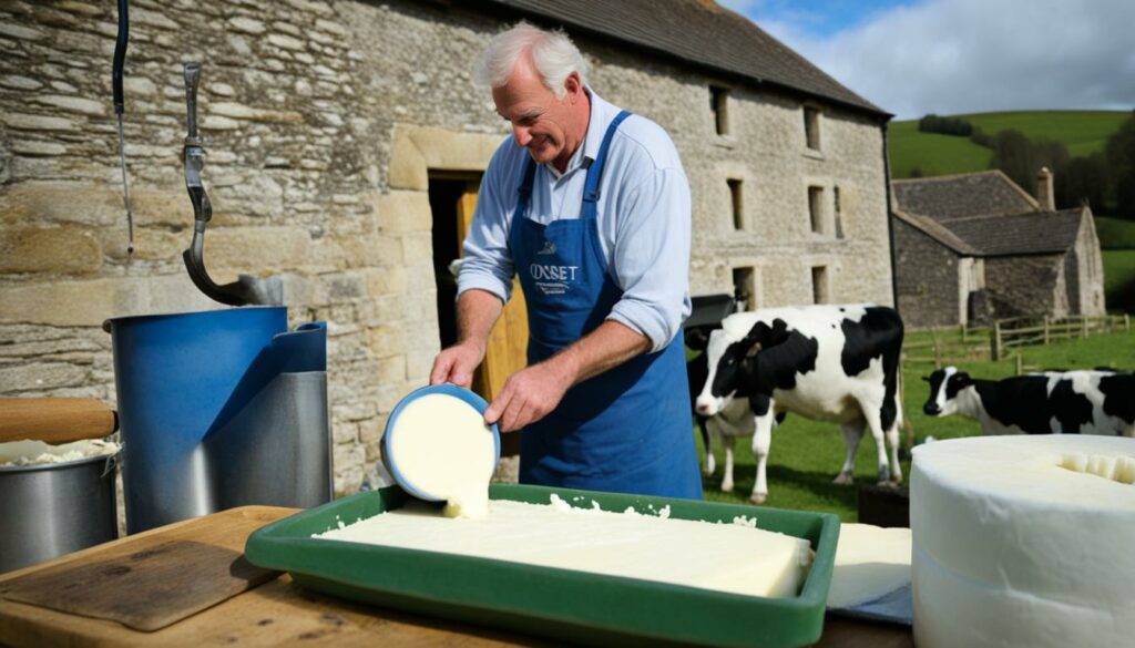 Dorset Blue Vinny Cheese Production Process