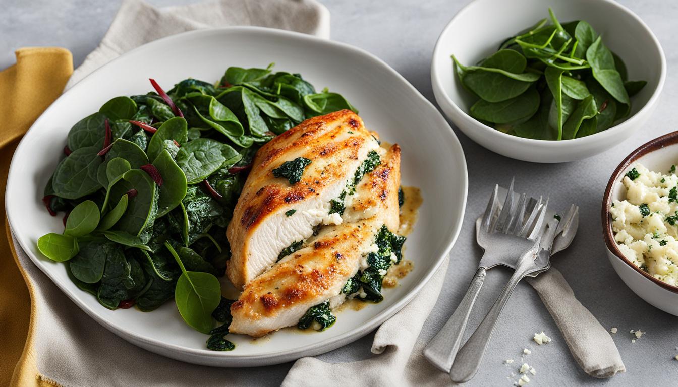 Feta & Spinach Stuffed Chicken Breast Recipe