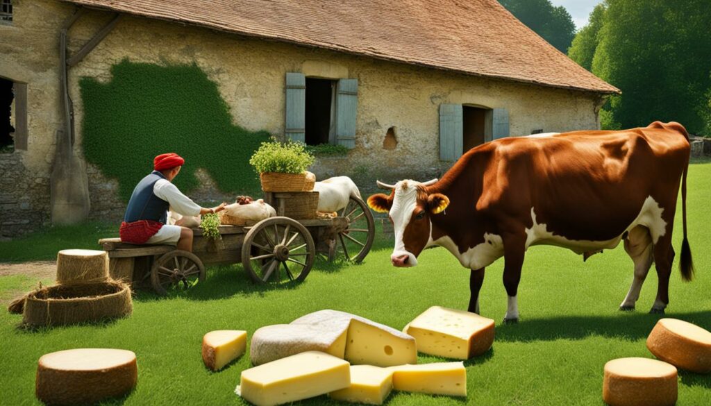 French cheese production