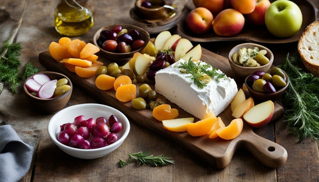 Fresh Chevre cheese serving suggestions
