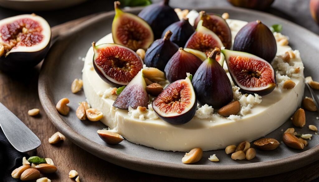 Fromage Blanc with Fresh Figs, Cashews & Coconut Recipe