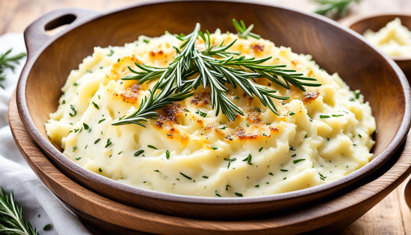 Smoky Gruyere & Garlic Mashed Potatoes Recipe