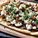 Goat Cheese and Caramelized Onion Flatbread Recipe