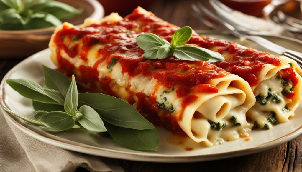 Homemade Cannelloni with Sage Butter