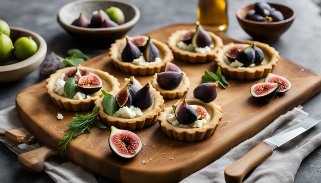 Ingredients for Goat Cheese and Fig Tartlets