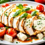 Mozzarella-Stuffed Caprese Chicken Recipe Delight