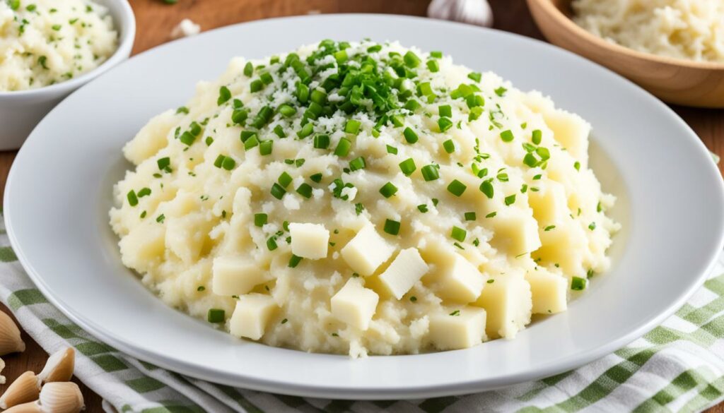 Nutrition Facts of Creamy Parmesan Garlic Mashed Potatoes