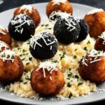 Parmesan and Black Truffle Risotto Balls Recipe