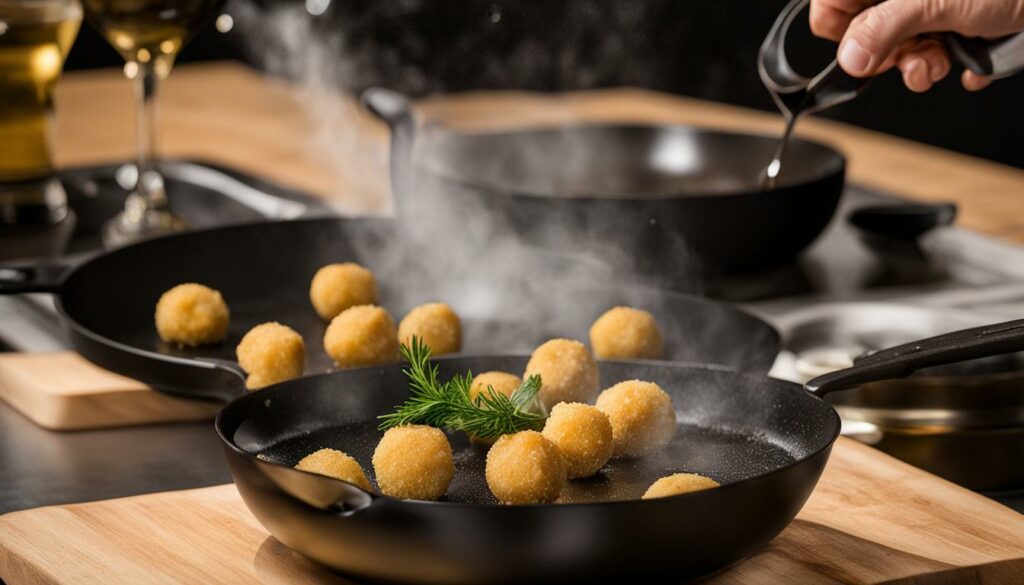 Parmesan and Black Truffle Risotto Balls Recipe