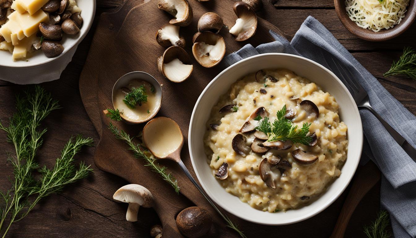 Savory Fontina and Mushroom Risotto Recipe