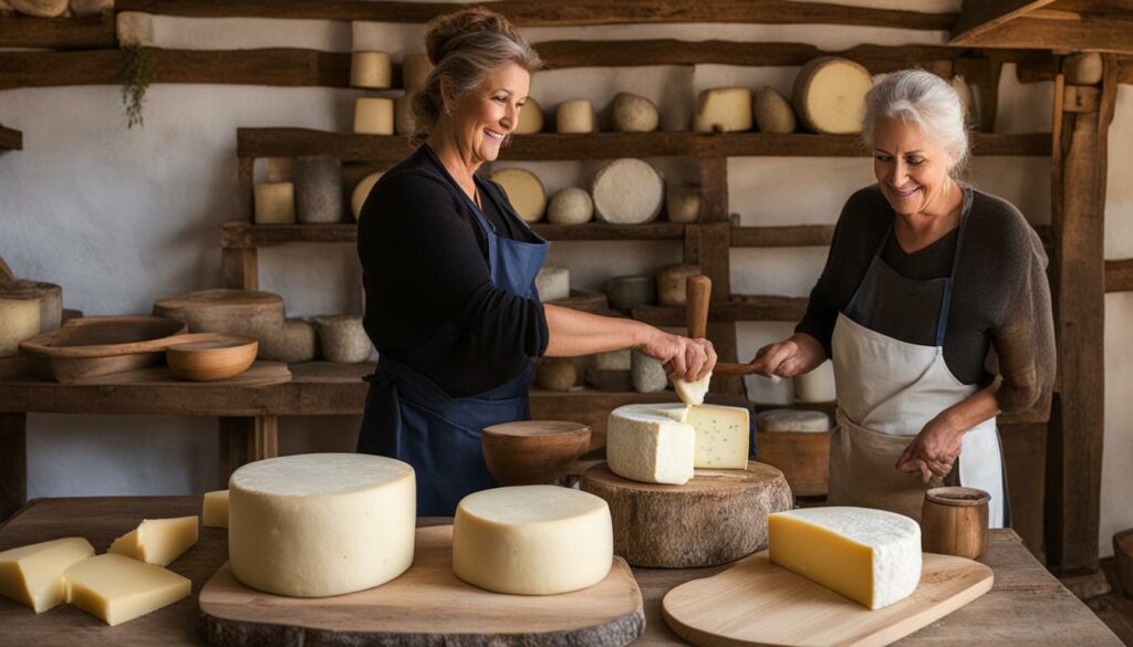 Phoebe cheese-making