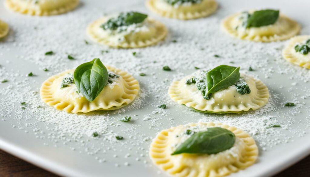 Ricotta and Spinach Ravioli with Sage Butter