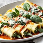 Ricotta & Spinach Cannelloni with Sage Brown Butter