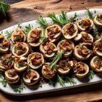 Smoked Gruyere & Bacon Mushrooms Recipe