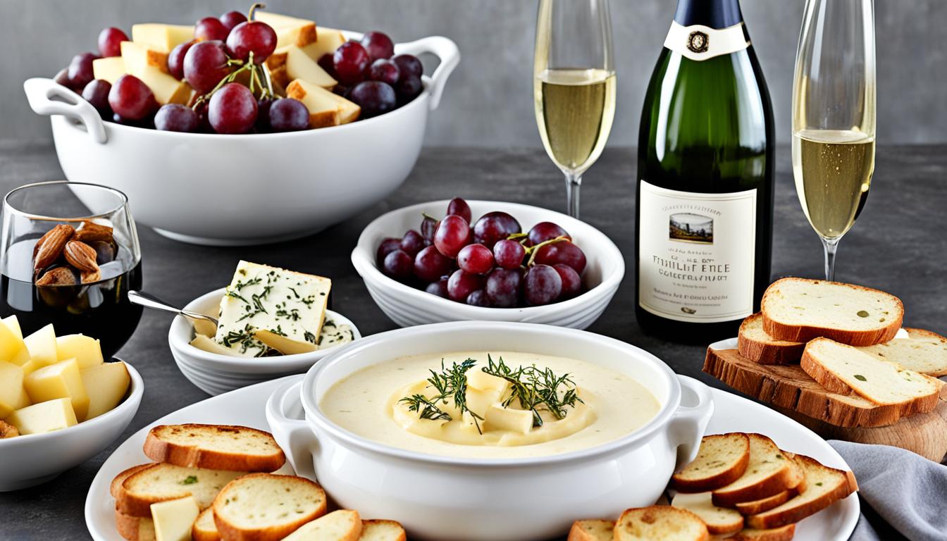 Truffle-Infused Brie Fondue with Champagne Recipe