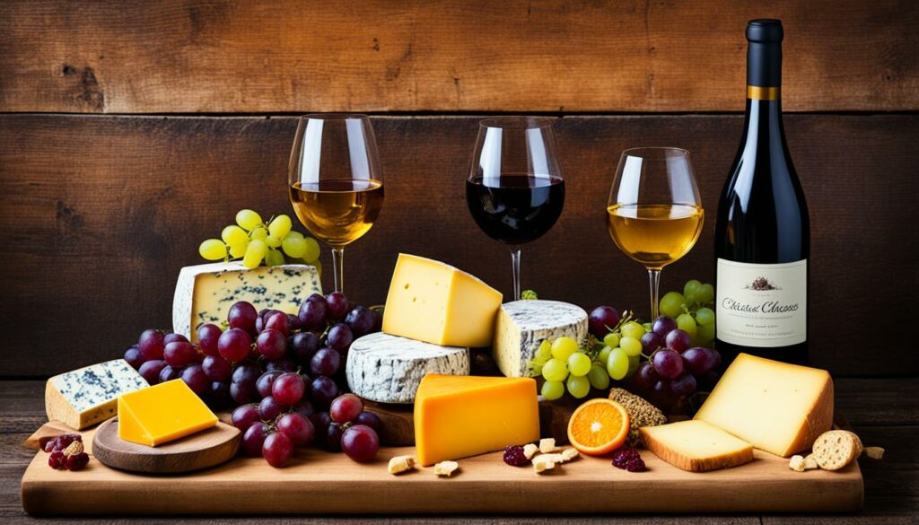 aged wine and cheese pairings