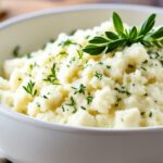 Delicious Asiago & Garlic Mashed Cauliflower Recipe