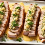 Asiago & Herb-Crusted Pork Tenderloin Delight: A Delectable Recipe