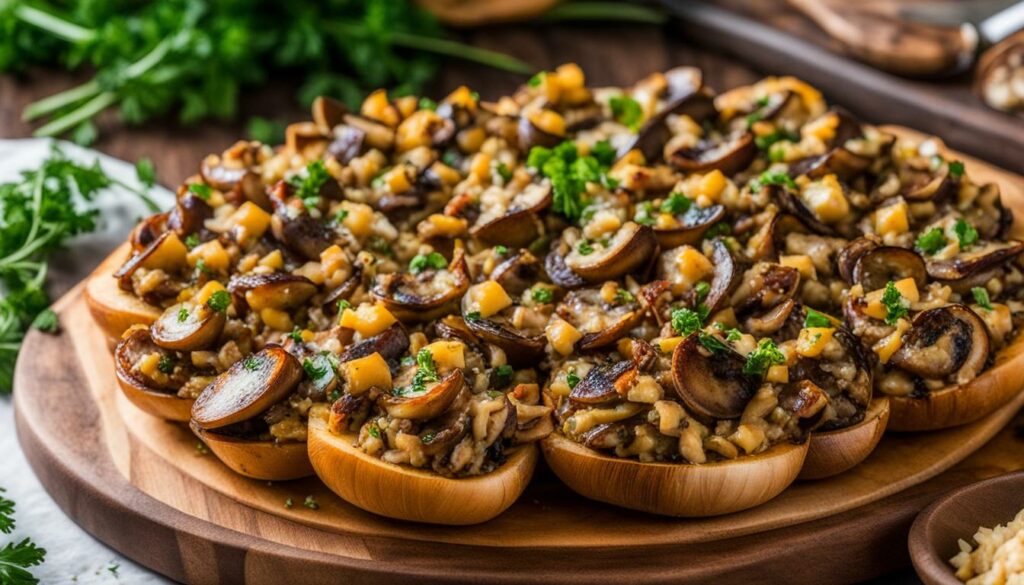 bacon and cheddar stuffed mushrooms recipe instructions