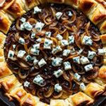 blue cheese and caramelized onion tart recipe