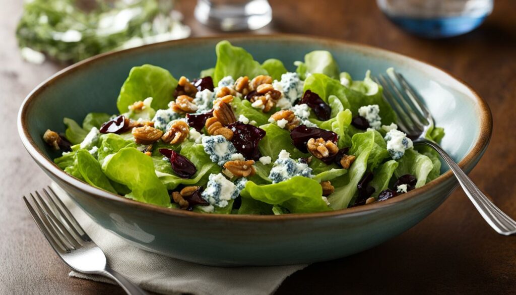 blue cheese and walnut salad with balsamic vinaigrette recipe