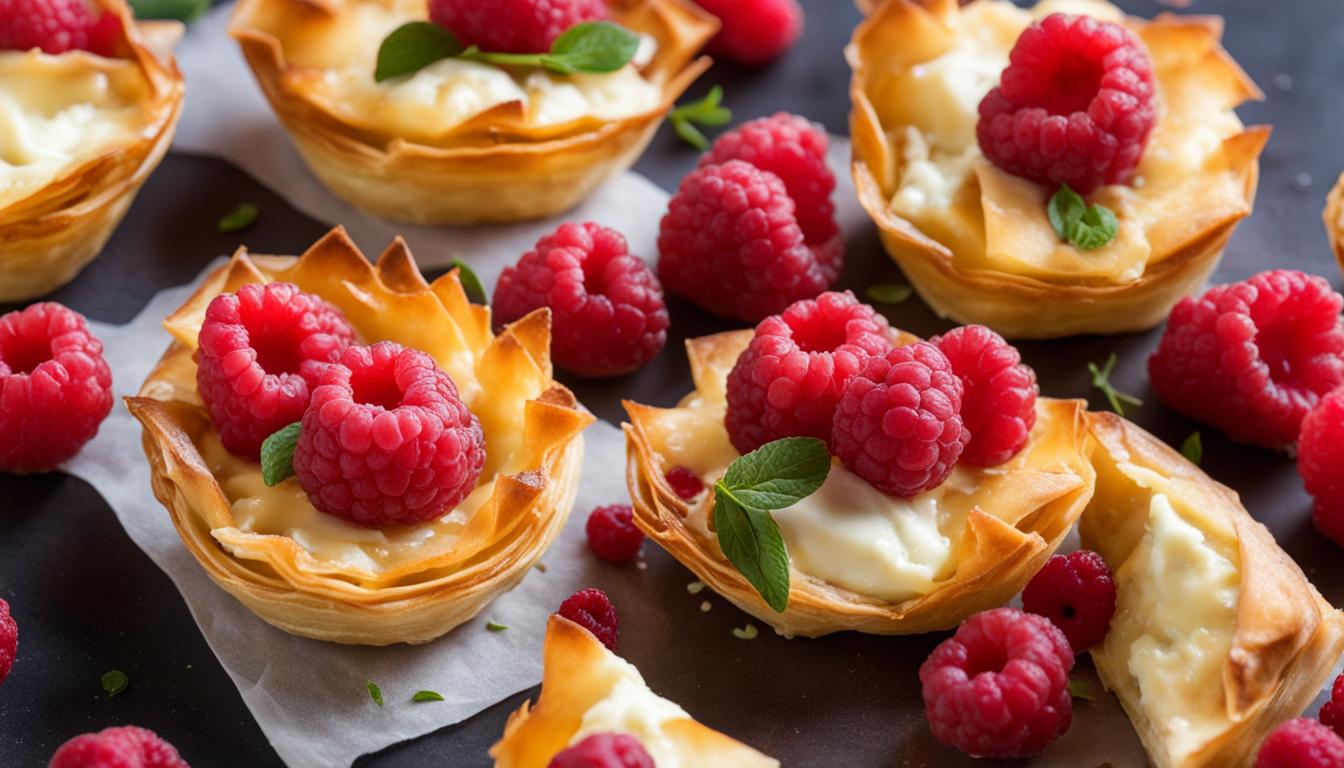 Brie and Raspberry Phyllo Cups Recipe Delight