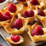 brie and raspberry phyllo cups recipe