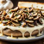 brie and walnut stuffed mushrooms recipe