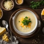Creamy Cauliflower & Cheddar Soup Recipe