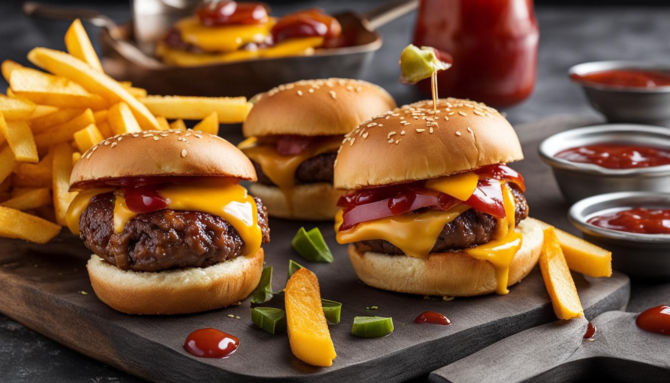 Easy Cheddar Cheeseburger Sliders Recipe