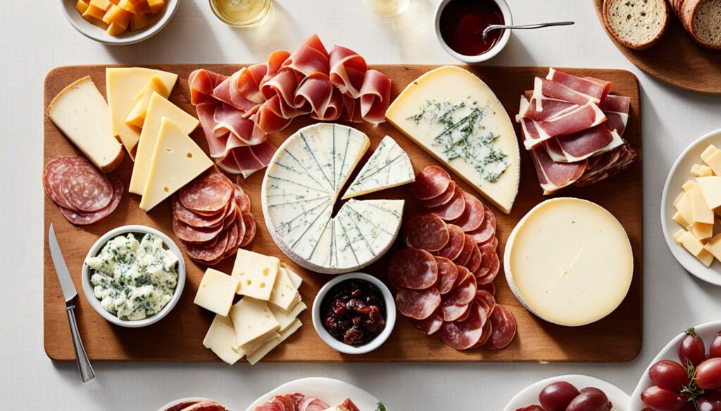 cheese and charcuterie board image