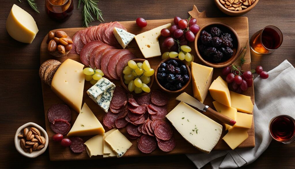 cheese and charcuterie pairing