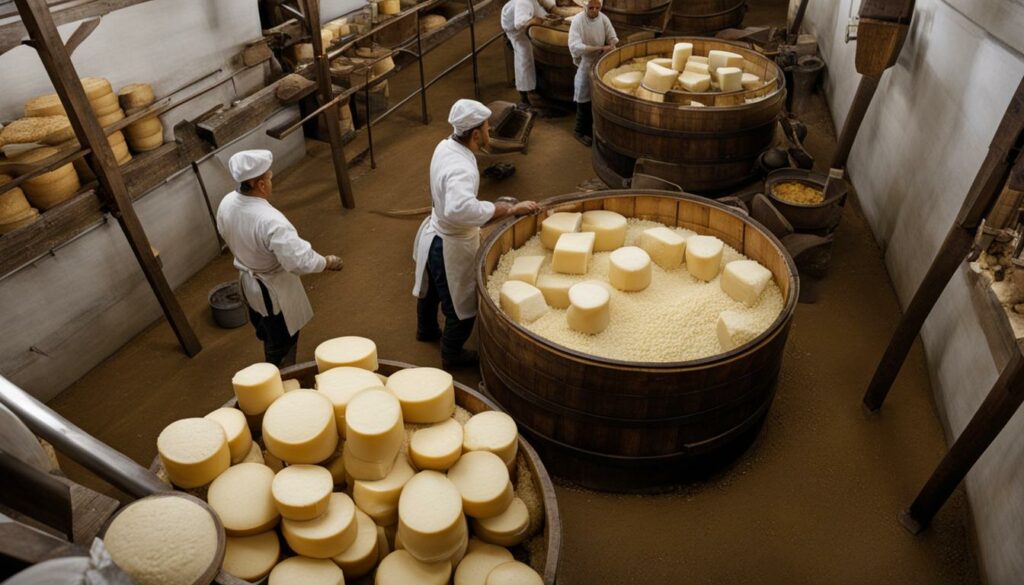 cheese production