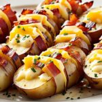 Ultimate Cheesy Bacon-Wrapped Potatoes Recipe