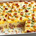 cheesy ham and potato casserole recipe
